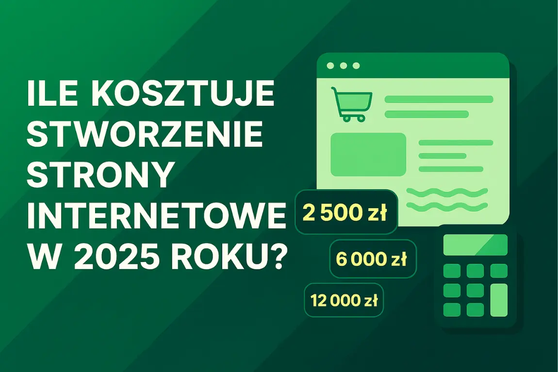 Ile kosztuje stworzenie strony internetowej w 2025 roku?